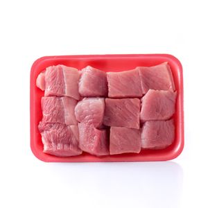 Pernil Suíno sem Osso Suíno Cubos Bandeja 1 Unidade 515g