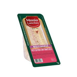Sanduiche Natural Mania Lanche Peito de Peru com Tomate Seco 150 g