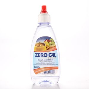 Adoçante Zero Cal Líquido Sacarina 100ml