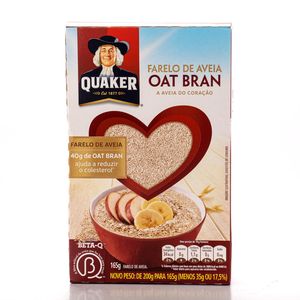 Farelo de Aveia Quaker Oat Bran 165g