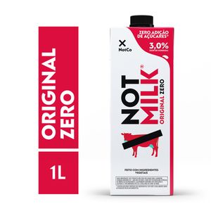 Not Milk Original Zero Adição de Açúcar Leite Vegetal 1L