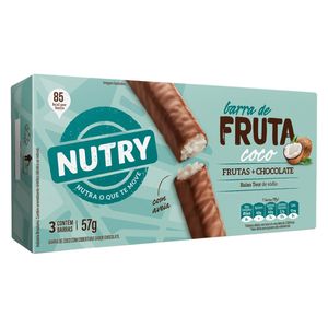Barras de Frutas Nutri Fruta Chocolate com Coco 57g