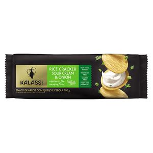 Snack Kalassi Rice Cracker Sour Cream & Onion 100 g