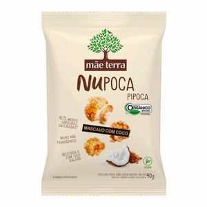 Salgadinhos Mãe Terra Organico Pipoca Caramelo Coco 40g