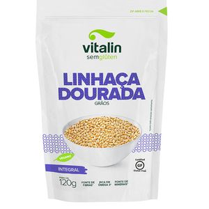 Linhaça Vitalin Dourada Grãos Integral 120g