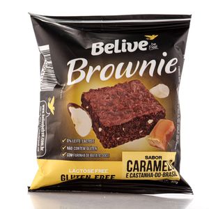 Brownie Belive Zero Acucar, Gluten e Lactose Caramelo com Castanha do Pará 40g