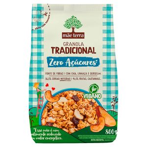 Granola Mãe Terra Vegano sem Açucar Tradicional 800g