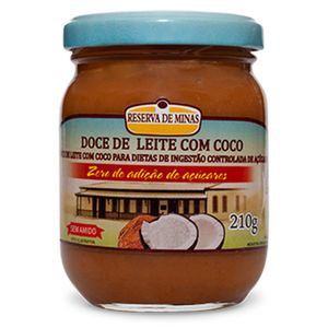 Doce Reserva de Minas Diet Doce De Leite com Coco 210g