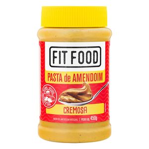 Pasta Amendoim Fit Food Integral Cremosa 450 g