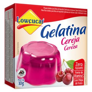 Gelatina Lowcucar Zero Cereja 10g