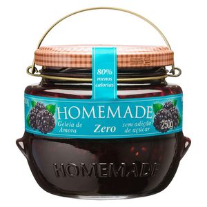 Geleia Homemade Zero Adição Açúcar Amora 250g
