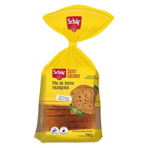 Pão de Forma Schar Multi Grãos sem Glúten sem Lactose 200g
