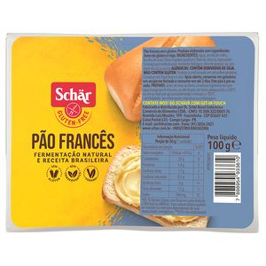 Pão Schar Francês sem Gluten sem Lactose Bandeja 100g