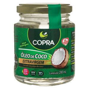 Óleo de Coco Copra Extra Virgem 200ml