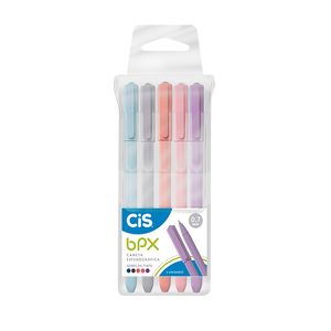 Caneta Cis Esferográfica 0,07mm Bpx Estojo com 5un