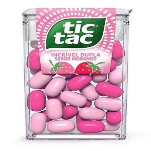 Tic Tac Pastilhas Sabor Morango e Creme 14,5g