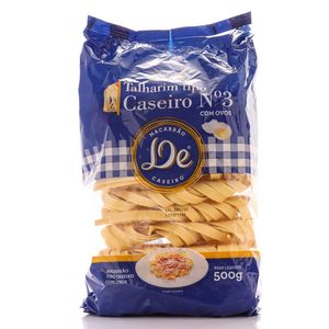 Macarrão "De" Caseiro Talharim N.3 com 500g