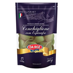 Macarrão da Roz Grano Duro Conchiglione Espinafre 300g