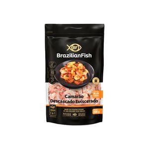 Camarão Brazilian Fish Descascado Cinza 30/50 com 400g
