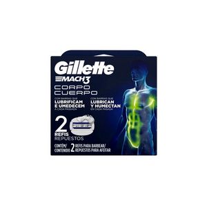 Carga Gillette Mach3 Corpo com 2un