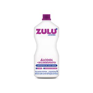 Álcool Zulu com Bicarbonato Lavanda 1lt