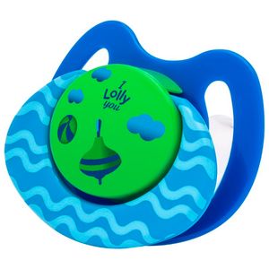 Chupeta Lolly Viva Silicone Orto Azul T2 un