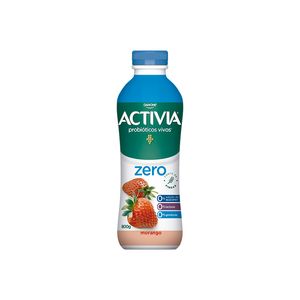 Leite Fermentado Activia Desnatado 0 Lactose Morango 800g