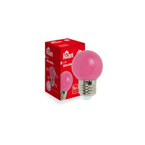 Lâmpada Kian Led Bolinha Rosa 1-3 Bivolt un