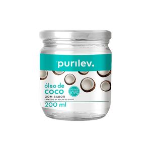 Óleo de Coco Purilev com Sabor 200ml