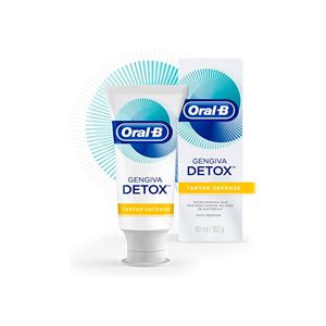 Creme Dental Oral B Gengiva Detox Tartar Defense 102g