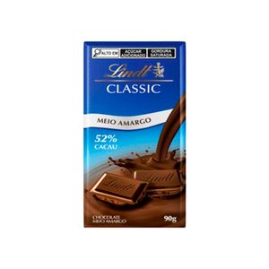 Chocolate Lindt Classic Meio Amargo 90g