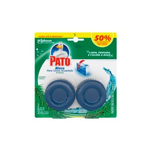 Bloco Sanitário Pato Caixa Acoplada Pinho com 50% Desconto no Segundo 40g