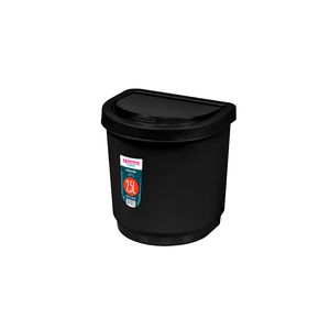 Lixeira Sanremo para Pia Flip Preto 2,5l un