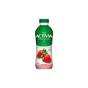 Leite Fermentado Activia parcialmente Desnatado Morango 800g