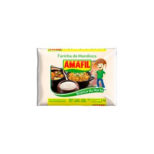 Farinha Mandioca Amafil Grossa 1kg