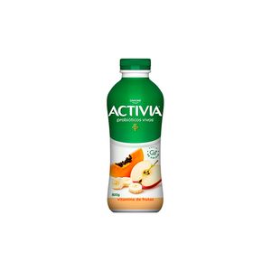 Leite Fermentado Activia parcialmente Desnatado Vitamina de Frutas 800g