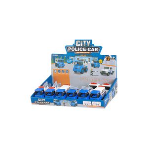 Brinquedo Bee Toys Pull Back Carrinho Policial un