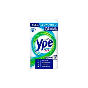 Lava Roupas Ypê Líquido Power Act Refil 900ml