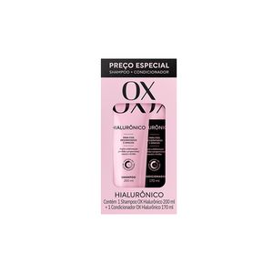 Shampoo 200ml + Condicionador 170ml Ox Hialurônico un