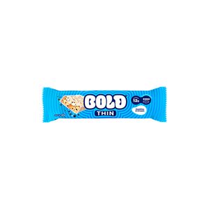 Barra Bold Thin 12g Proteina Zero Açucar Cookies & Cream  40g