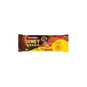 Barra Nutrata Whey Grego 11g Protein Doce Leite Havanna & Morango 40g
