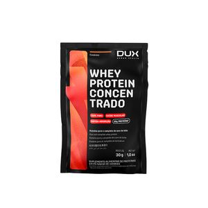 Suplemento Alimentar Dux Whey Protein Concentrado 20g Proteína 4,7g BCAAs Cookies 30g