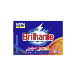 Lava Roupas Brilhante Limpeza Total 800g