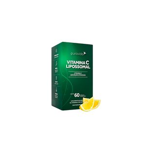 Vitamina C Pura Vida Lipossomal com 60 Capsulas Un