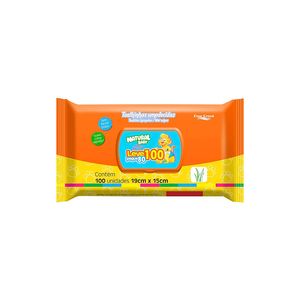 Toalhas Umedecidas Natural Baby Lv 100 Pg 80un