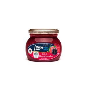 Geleia Linea sem Adição de Açúcar com Pedaço de Fruta Vermelhas 230g