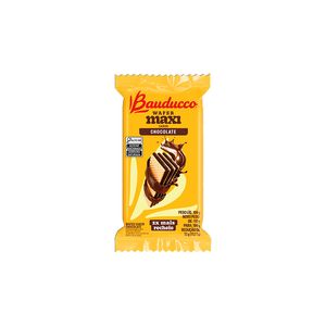 Biscoito Bauducco Wafer Maxi Chocolate 104g