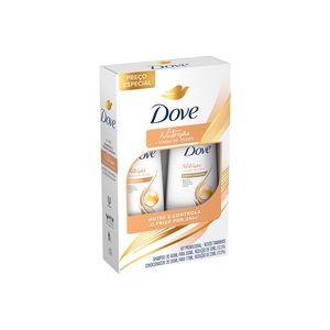 Shampoo 350ml + Condicionador 175ml Dove Nutrição + Fusão de Óleos un