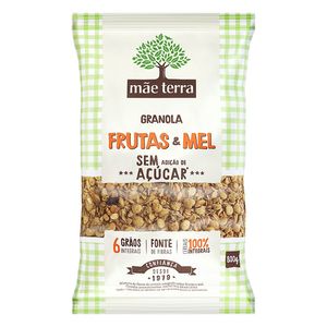 Granola Mãe Terra Vegano Frutas & Mel 800g