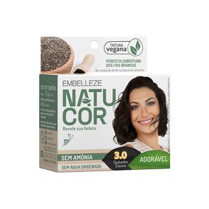 Tintura Natucor Suave Castanho Escuro N.3.0 un
